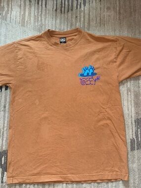 Men's Urban Outfitters OBEY "Take a Peek" T-Shirt Brown Size M